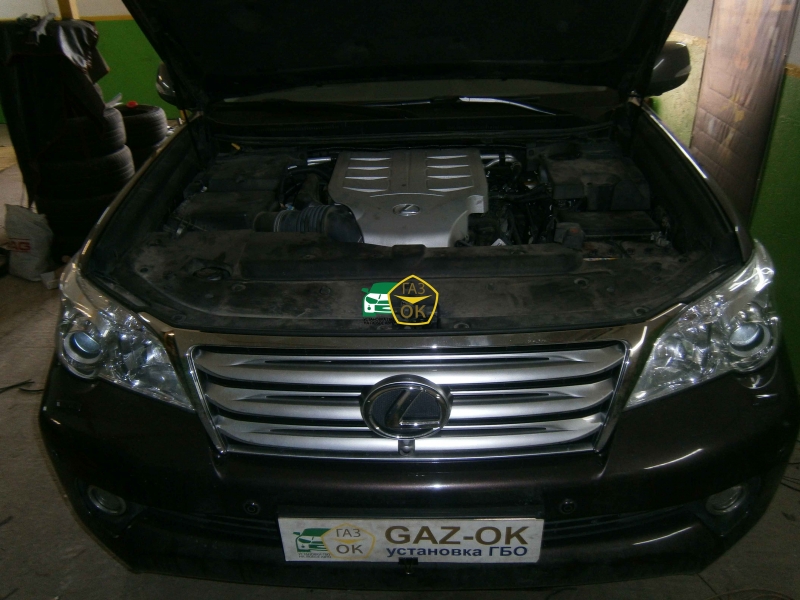 Установка ГБО на авто LEXUS GX-460  газ на машину Gaz Ok Газ ОК Киев